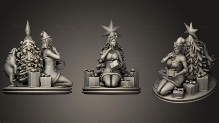 Figurines heroes, monsters and demons (Christmas Raethe, STKM_1398) 3D models for cnc
